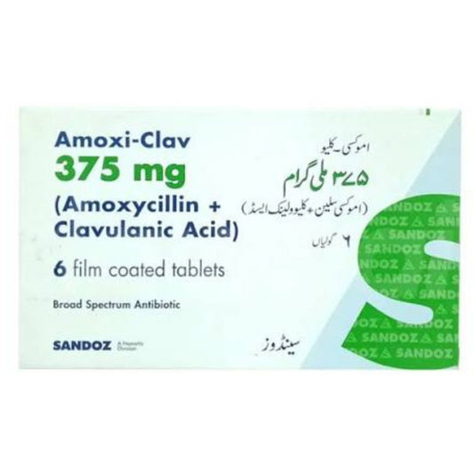 Amoxi-Clav Tab 375 Mg 6'S