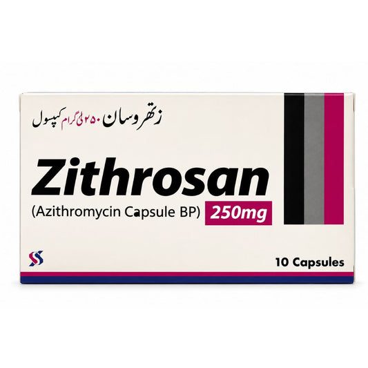 Zithrosan Cap 250 Mg 10'S