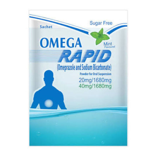 Omega Rapid 40Mg Sachet 10S