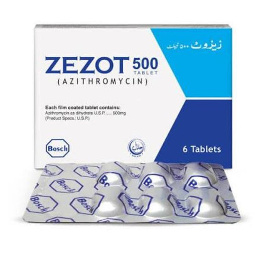 Zezot 500Mg Tab 6Sbt