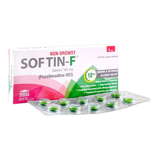 SOFTIN-F 60MG TAB 10S