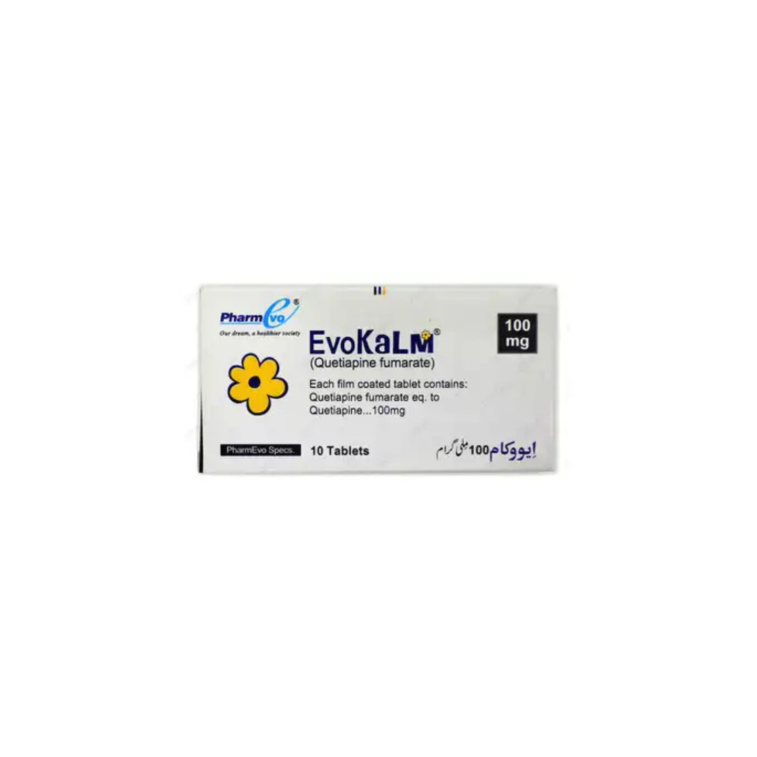 Evokalm Tablets 100Mg 10,s (1 Strip = 10 Tablets)