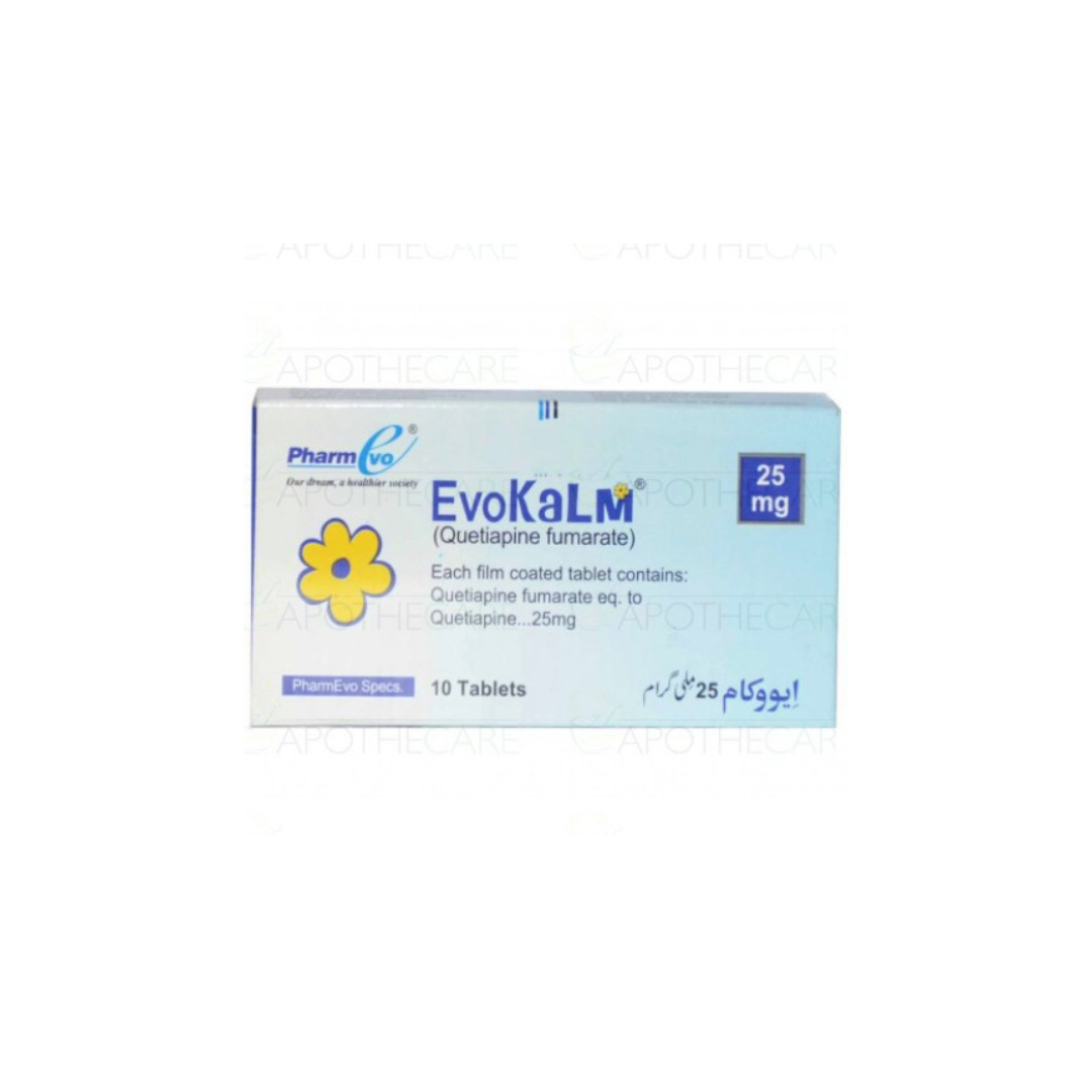 Evokalm Tablets 25Mg 10,s (1 Strip = 10 Tablets)