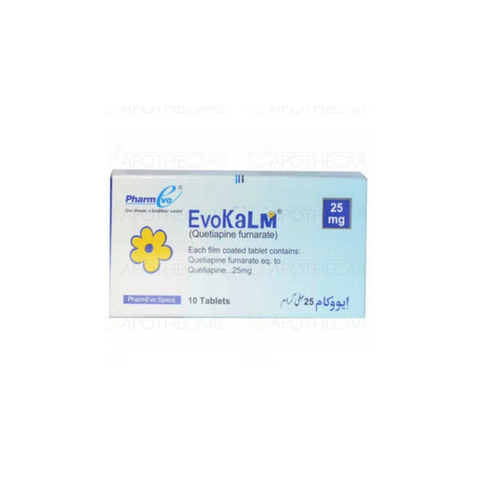 Evokalm Tablets 25Mg 10,s (1 Strip = 10 Tablets)