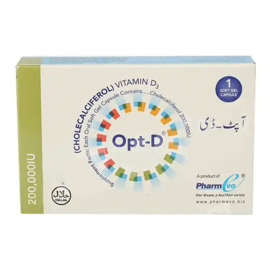Opt-D Capsules 200,000IU (1 Box = 1 Capsule)