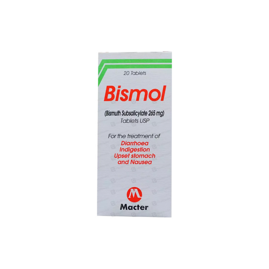 Bismol Tablets 265Mg 20,s (1 Strip = 10 Tablets)