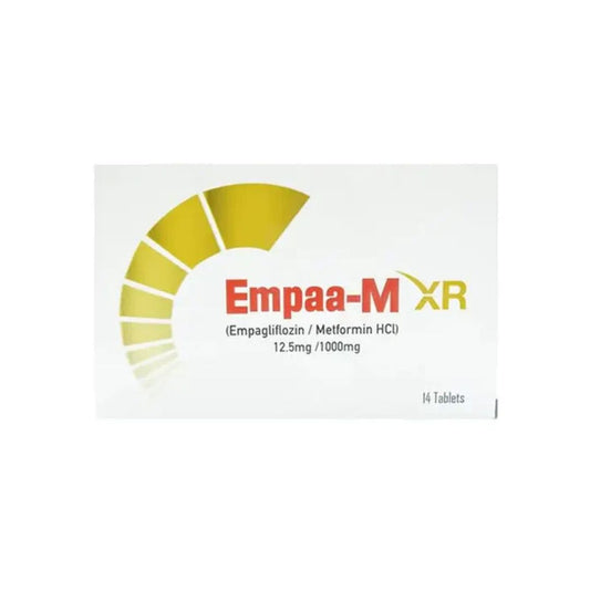 EMPAA M XR 12.5/1000MG 14'S TAB
