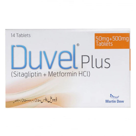 Duvel Plus Tablets 50/500mg (1 Strip = 7 Tablets)