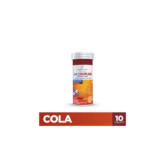 Cac-1000 Plus  Cola Flavor Tablets 10 Tablets