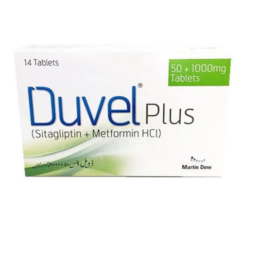 Duvel Plus Tablets 50/1000mg (1 Strip = 7 Tablets)