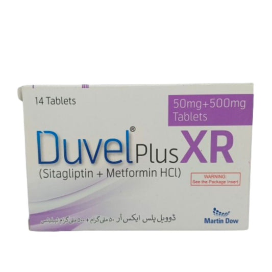 DUVEL PLUS XR 50/500MG 14S