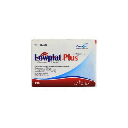 Lowplat Plus Tablets 75/150Mg 10,s (1 Strip = 10 Tablets)