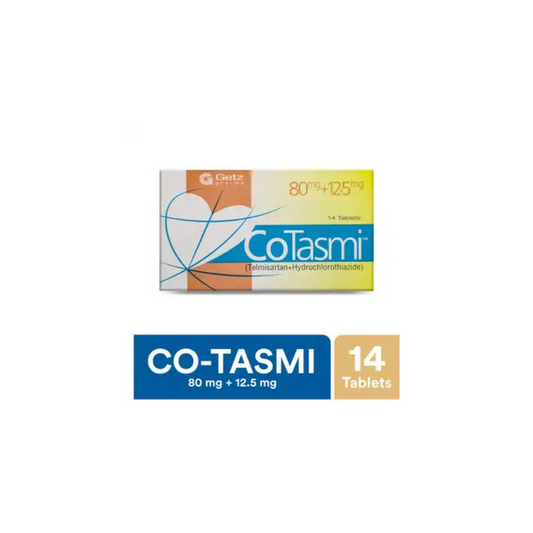 Co-Tasmi گولیاں 80/12.5Mg (1 پٹی = 7 گولیاں) 