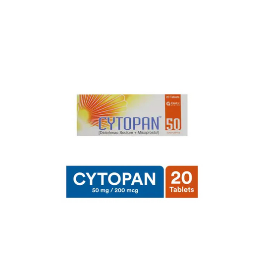 Cytopan Tablets 50Mg+200Mcg 20,s (1 Strip = 10 Tablets)