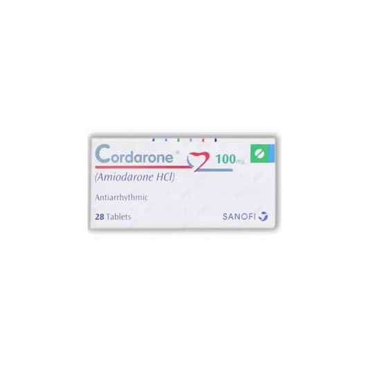 Cordarone Tablets 100Mg 28,s (1 Strip = 14 Tablets)