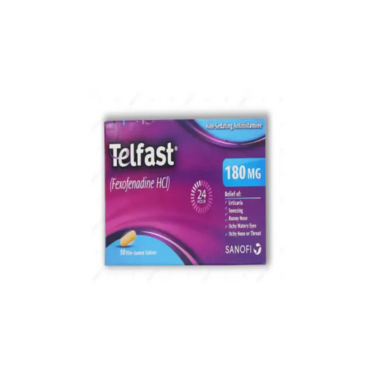 Telfast Tablets 180Mg 10,s