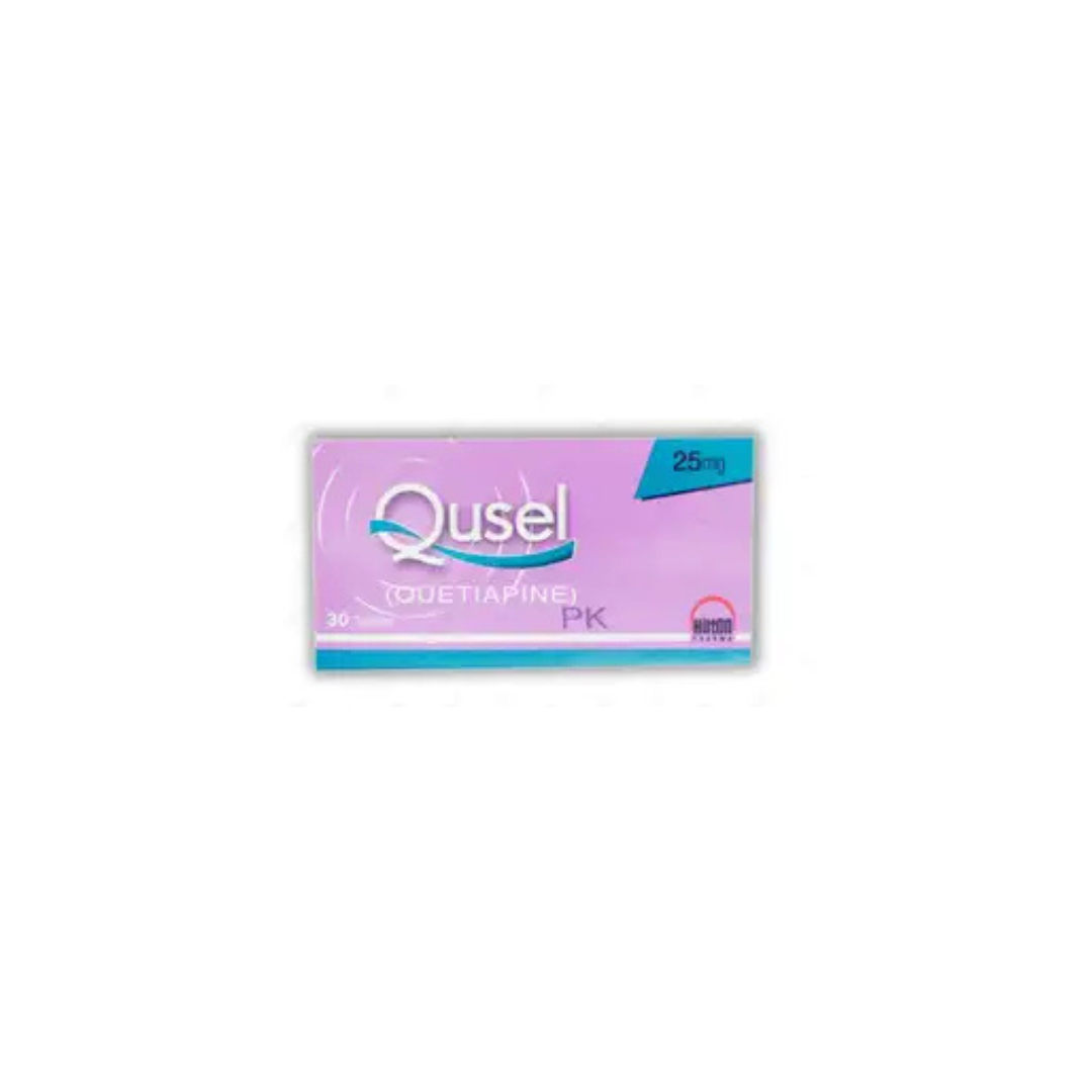 Qusel Tablets 25Mg 30's (1 Strip = 10 Tablets)