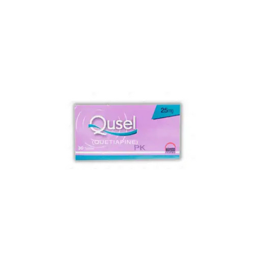 Qusel Tablets 25Mg 30's (1 Strip = 10 Tablets)