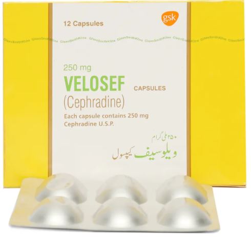 Velosef Cap 250 Mg 12'S 