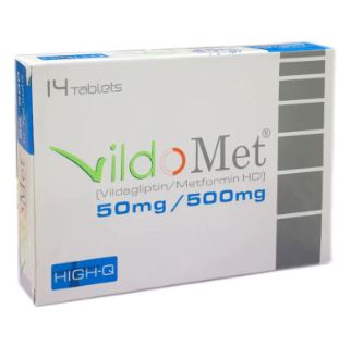 Vildomet 50/1000Mg Tab 14S