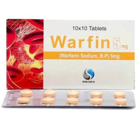 Warfin 5Mg Tab 100 S