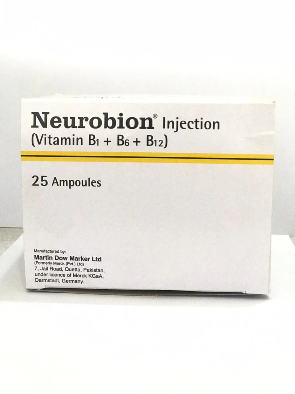 Neurobion Injection 3 Ml (1 Box = 25 Ampoules)