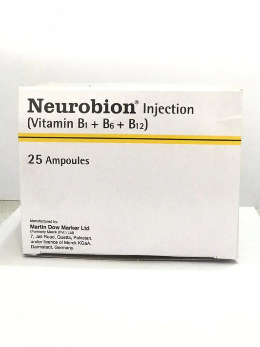 Neurobion Injection 3 Ml (1 Box = 25 Ampoules)
