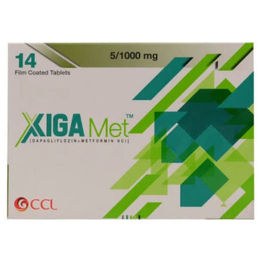 Xiga-Met 5/1000 Tab 14'S