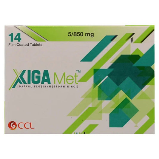 Xiga-Met Tab 5/850Mg 14'S