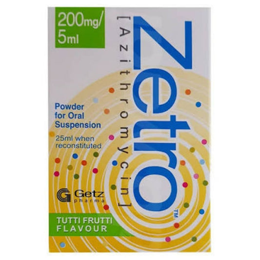 Zetro Suspension 200Mg/5Ml 15Ml 1'S