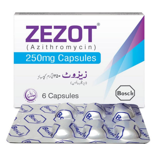 Zezot 250Mg Cap 6S