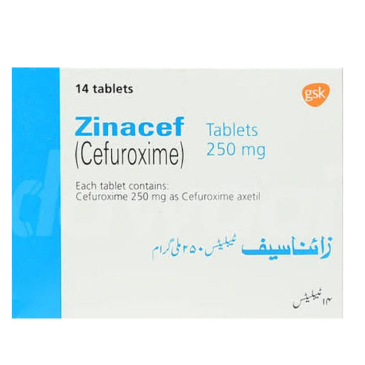 Zinacef Tab 250 Mg 14'S