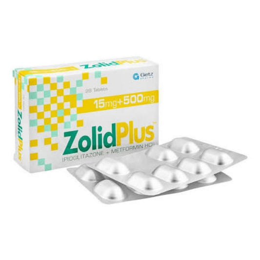 Zolid Plus Tab 15/500 Mg 28'S
