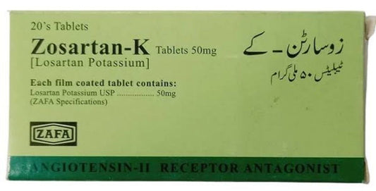 Zosartan-K Tab 50 Mg 20'S