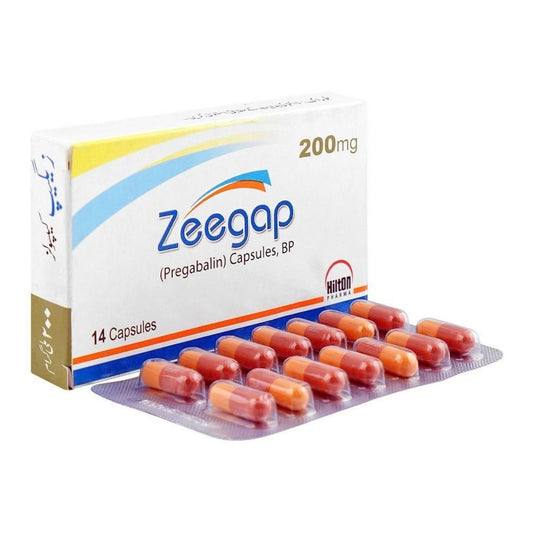 Zeegap Capsules 200Mg (1 Box = 2 Strips) (1 Strip = 14 Tablets)