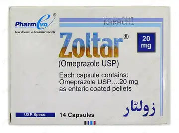 زولٹر کیپسول 20 ملی گرام (1 پٹی = 7 کیپسول) 