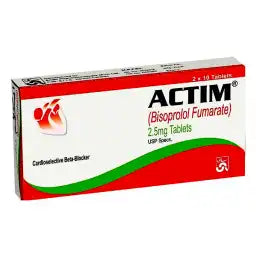 Actim Tablets 2.5MG 30'S (1 Strip = 10 Tablets)
