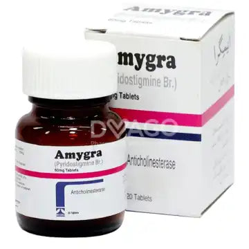 Amygra Tablets 60Mg (1 Bottle = 20 Tablets)