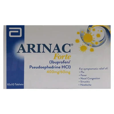 Arinac Tab Forte 400 Mg Strip 10's