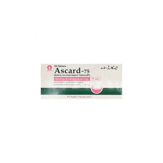 Ascard Tablets 75Mg 30,s (1 Strip = 10 Tablets)
