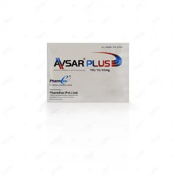 Avsar Tablets 160/10Mg/25Mg 28,s (1 Strip = 7 Tablets)