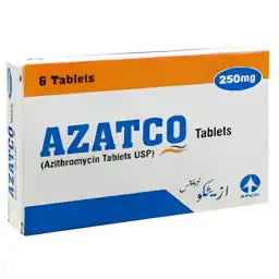 Azatco Tablets 250MG 6'S (1 Box = 1 Strip)(1 Strip = 6 Tablets)