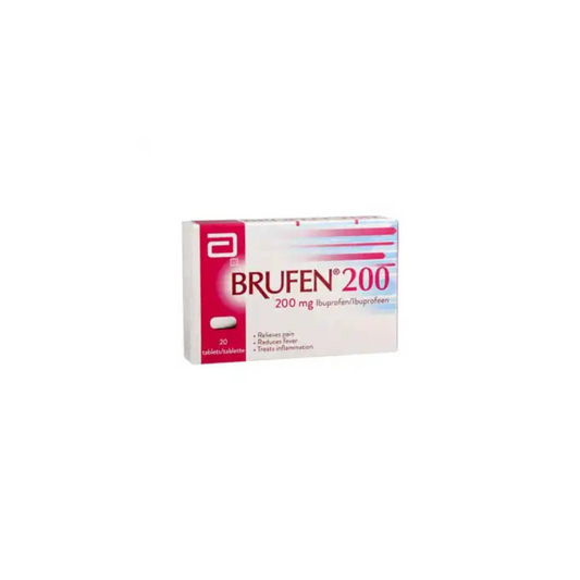 Brufen Tab 200mg Strip 100's (1 Strip = 10 Tablets)