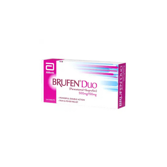 Brufen Duo Tablets 500/150Mg  14,s (1 Strip = 14 Tablets)