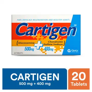 Cartigen Tablets 500/400Mg (1 Strip = 5 Tablets)