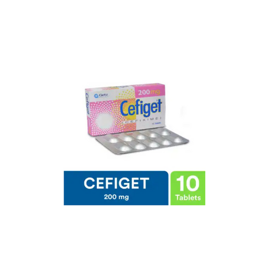 Cefiget Tablets 200Mg 10,s