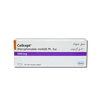 Cellcept Tablets 500Mg 50,s (1 Strip = 10 Tablets)