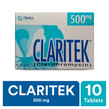 Claritek Tablets 500Mg 10,s (1 Strip = 10 Tablets)