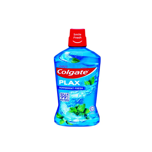Colgate Plax Peppermint Fresh No Alcohol Mouthwash, 500ml