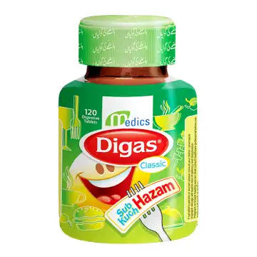 Digas Classic Tablets (1 Bottle = 120 Tablets)